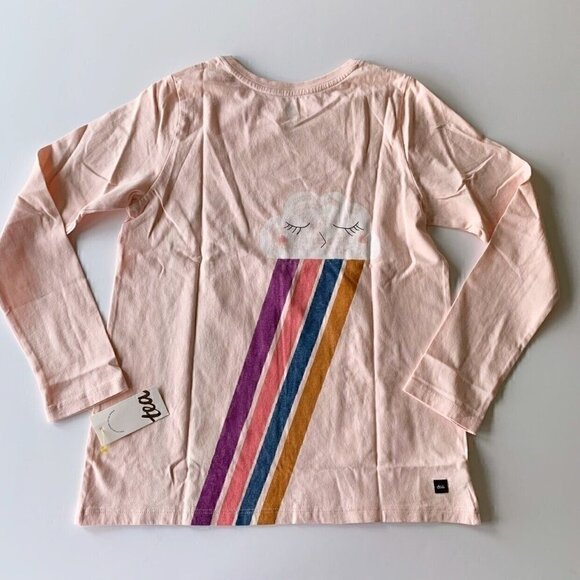 NWT Tea Collection Rainbow Cloud Girl Tee 12 Years - Picture 6 of 6